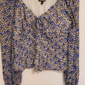 Black and Blue Express Top